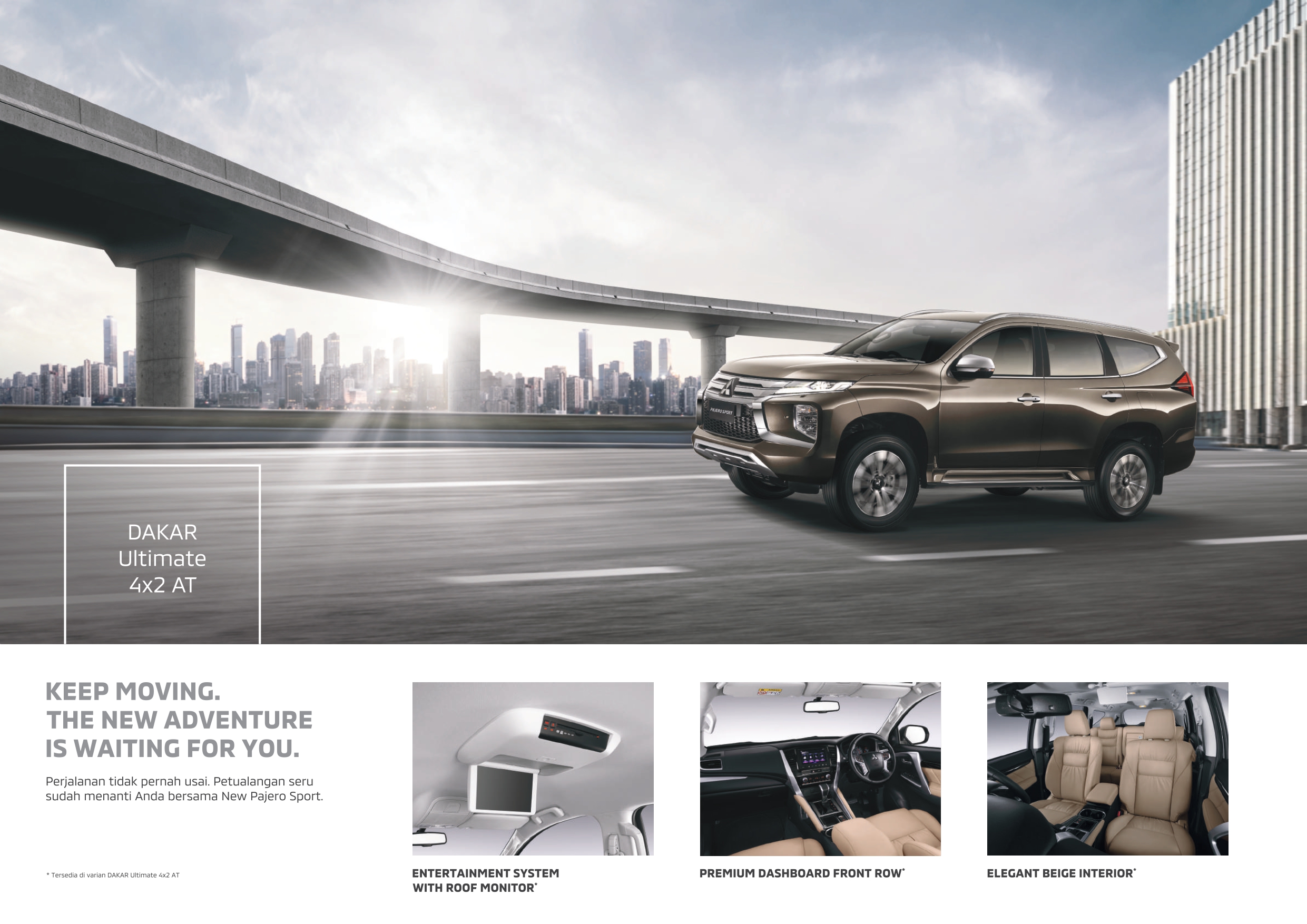 Interior Mitsubishi Pajero Sport 2023
